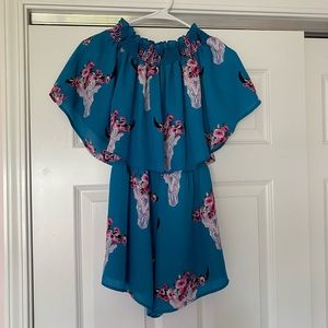 altered state off the shoulder romper